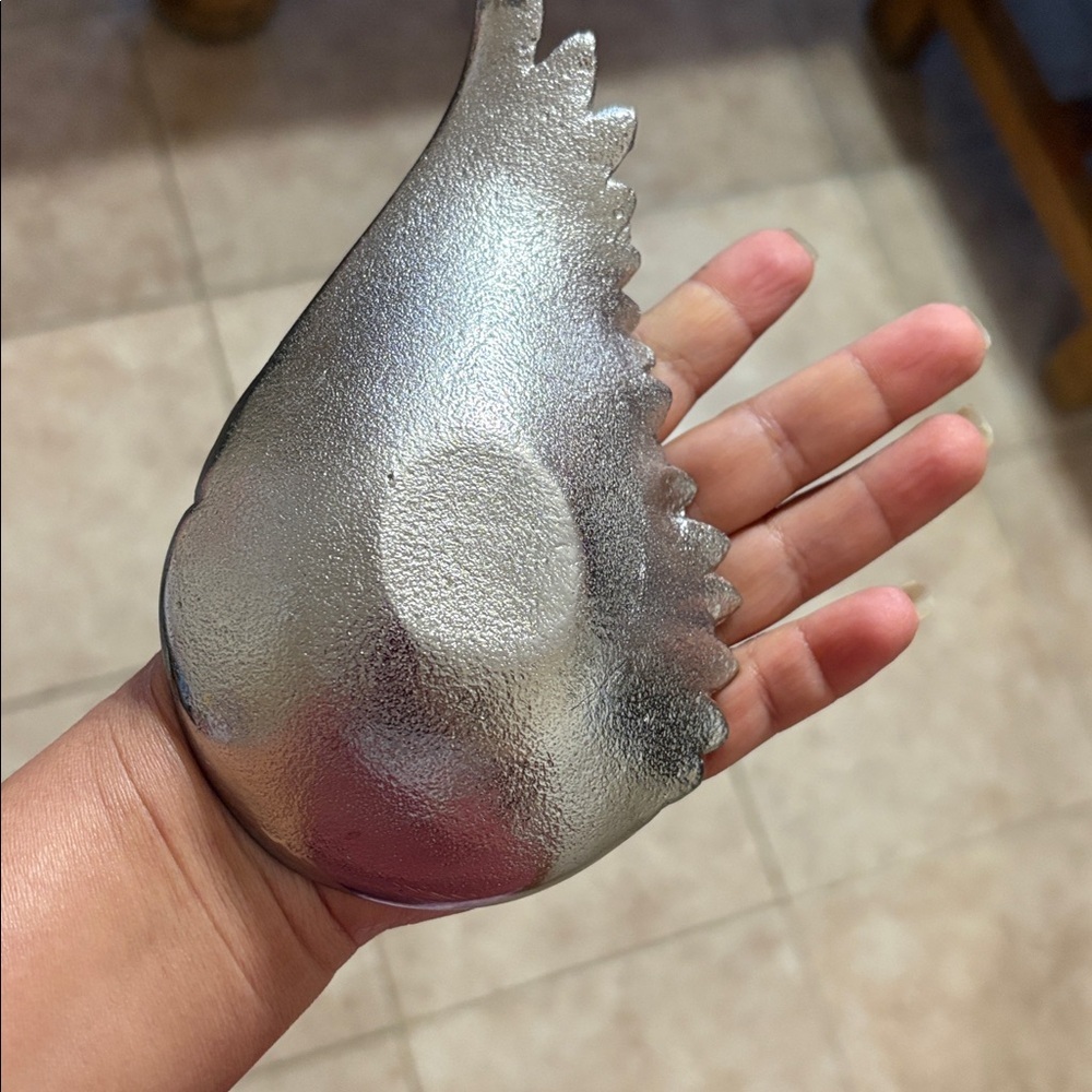 Silver Angel Wing Decorative Accent - Picture 2 of 6